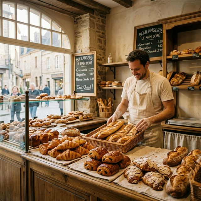 Interior of Saint Honoré bakery